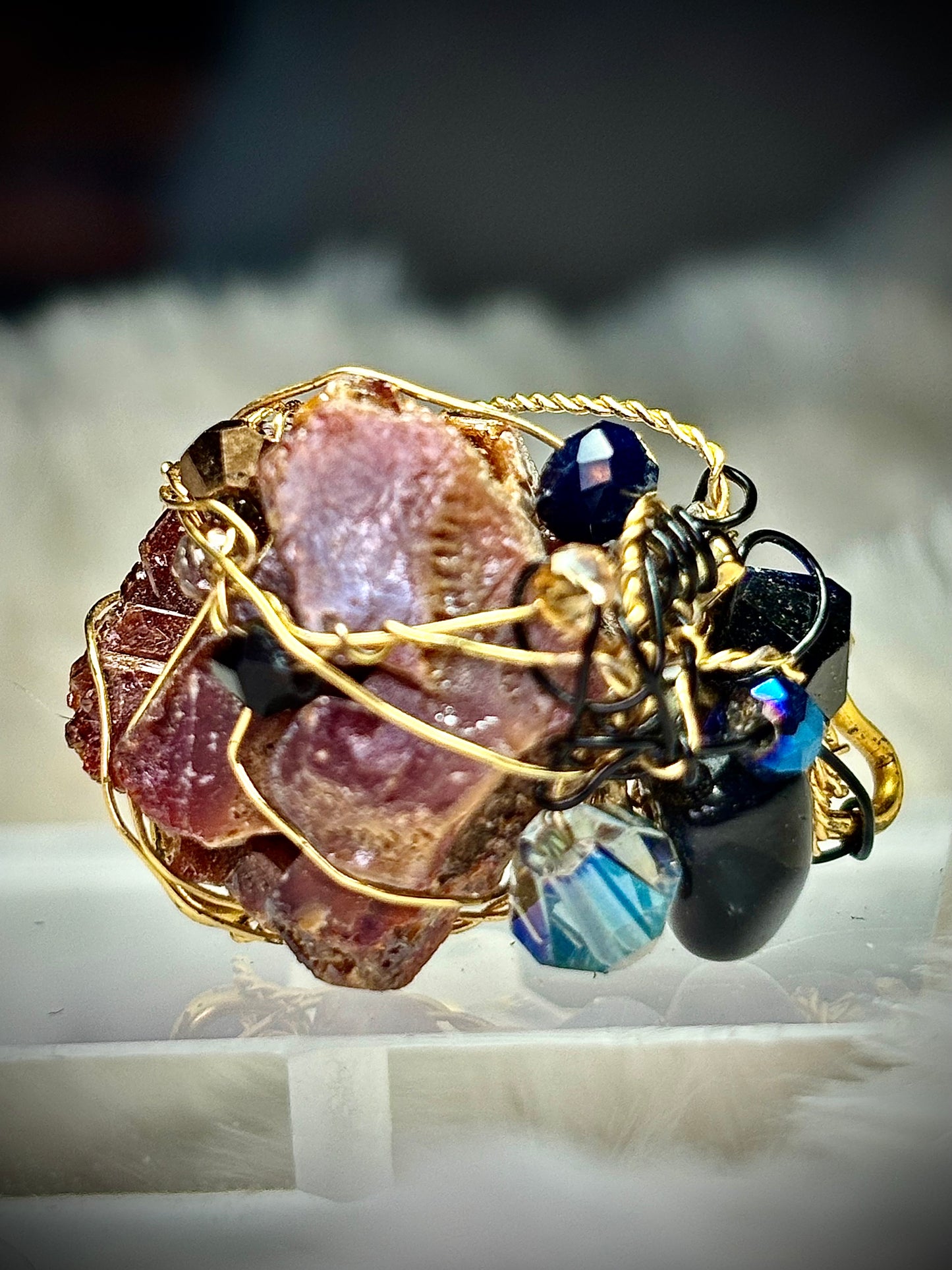 Argonite ring: primal earth ￼