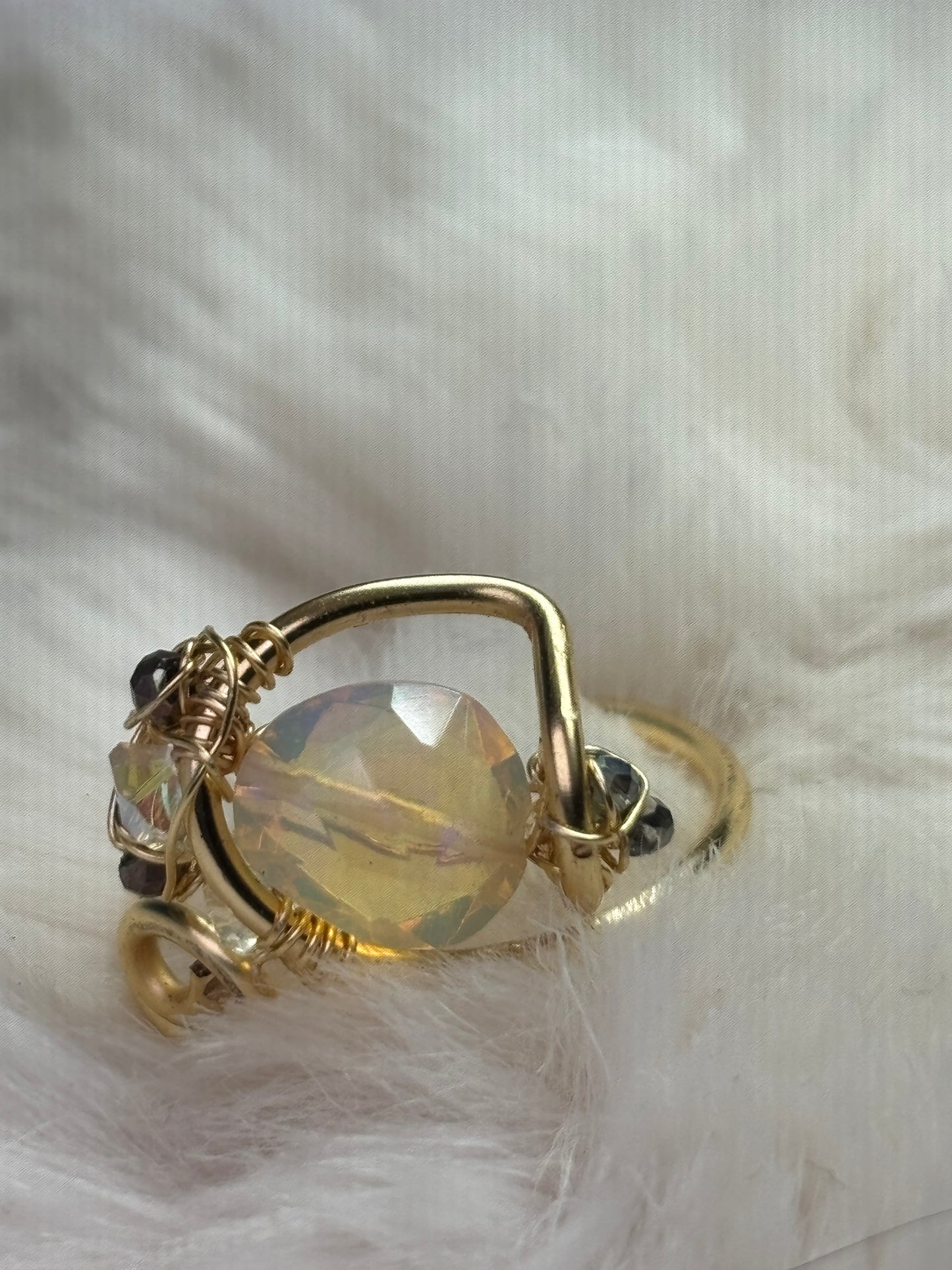 Opal ring: quiet wonder ￼