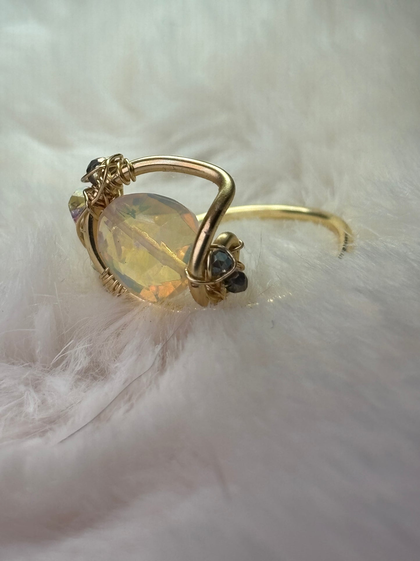 Opal ring: quiet wonder ￼