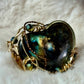 Labradorite heart ring: Knowing￼