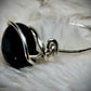 BLACK ONYX RING — SILVER