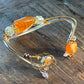 Carnelian Bracelet: Golden Focus