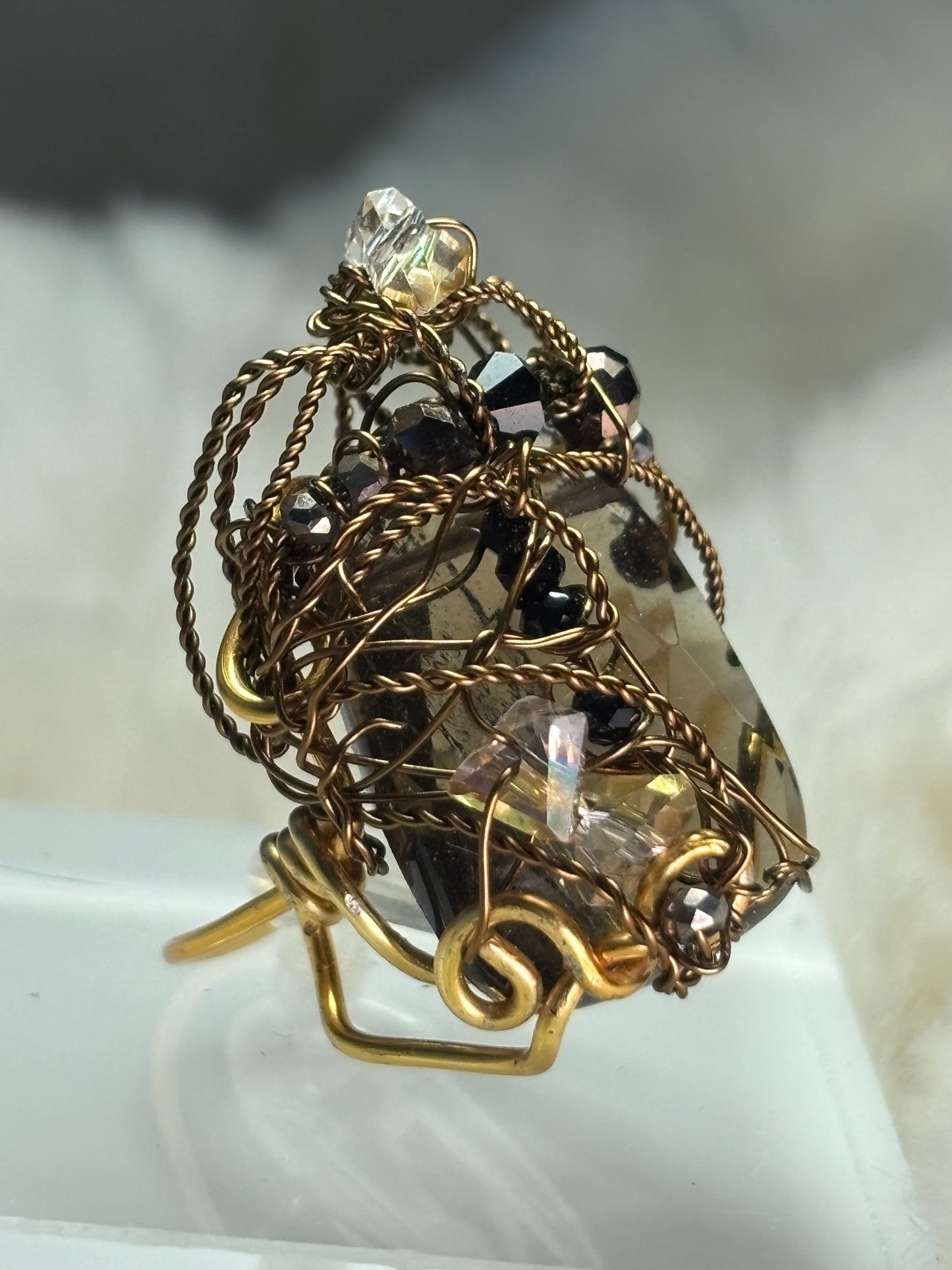 Topaz ring: ￼Gatsby’s Daisy ￼