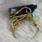 ELECTRIC BLUE:  AURA QUARTZ RING — GOLD