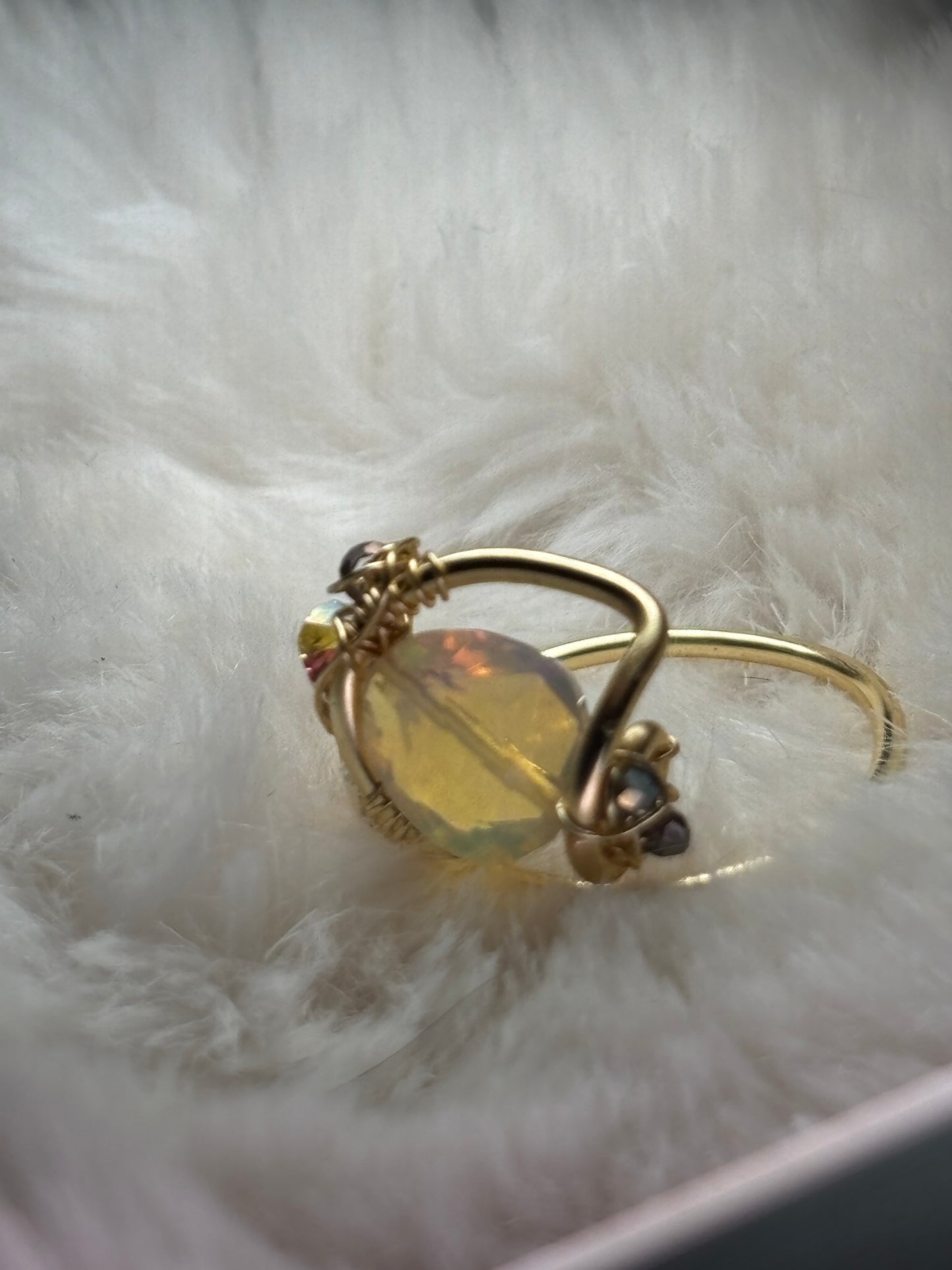 Opal ring: quiet wonder ￼