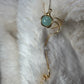 Breath of Peace — Golden Calm: Amazonite right Earcuff