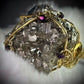 Gold Pyrite Ring