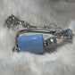 Blue lace agate and Crystal bracelet: Crystal Calm￼