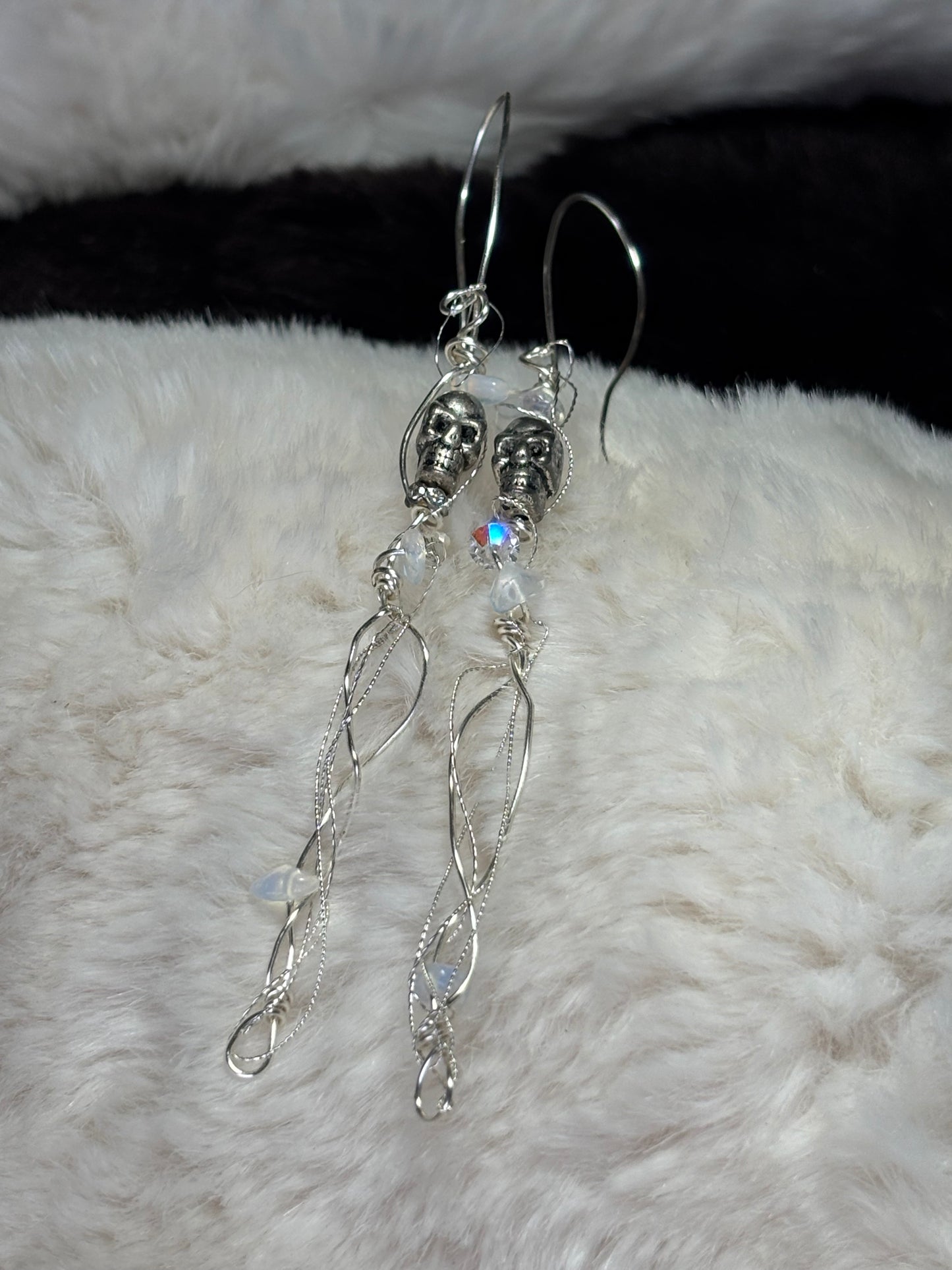 Pirate Love “The Storm, The Kiss, The Legend.”Moonstone Earrings : ‘Till death do we part’ series of The Johnny collection