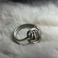 Silver talisman ￼ring of good luck