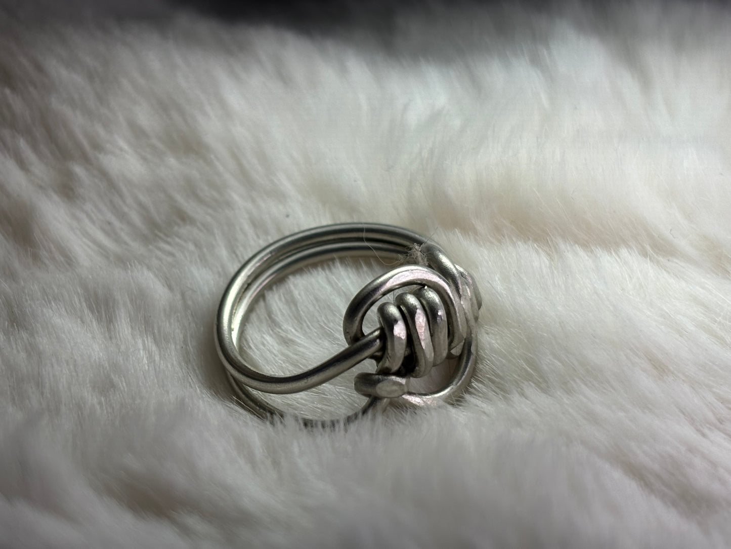 Silver talisman ￼ring of good luck