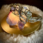 Dragon Vein Agate, Amethyst, Moonstone Bracelet:    DRAGON RIDER