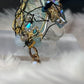 Glacial Empress: blue crystal ring ￼
