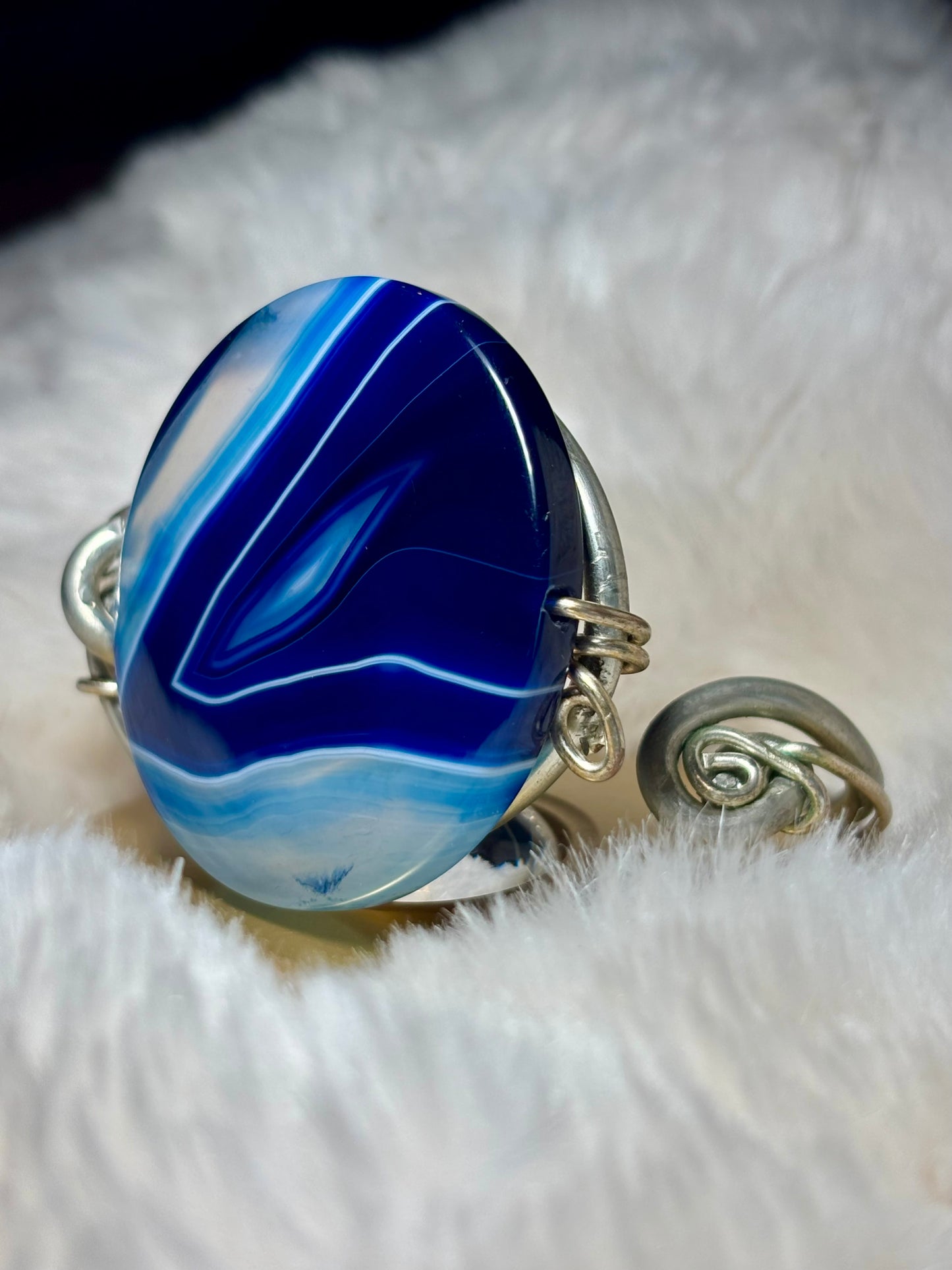 Blue agate Bracelet: ￼Couture Calm￼