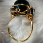 BROWN OBSIDIAN RING — TRIBAL ROYALTY