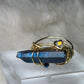 ELECTRIC BLUE:  AURA QUARTZ RING — GOLD