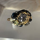 Diamond rhinestone ring: forever