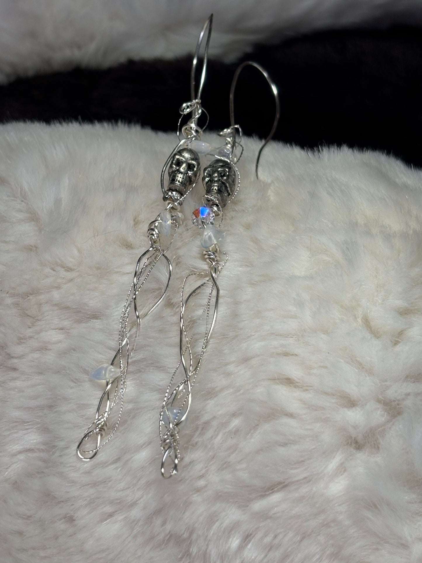 Pirate Love “The Storm, The Kiss, The Legend.”Moonstone Earrings : ‘Till death do we part’ series of The Johnny collection