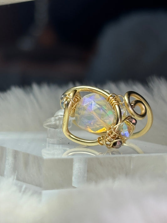 Opal ring: quiet wonder ￼