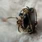 Labradorite heart ring: Knowing￼