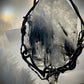 Crystal lightning: black tourmaline, and crystal ring ￼￼