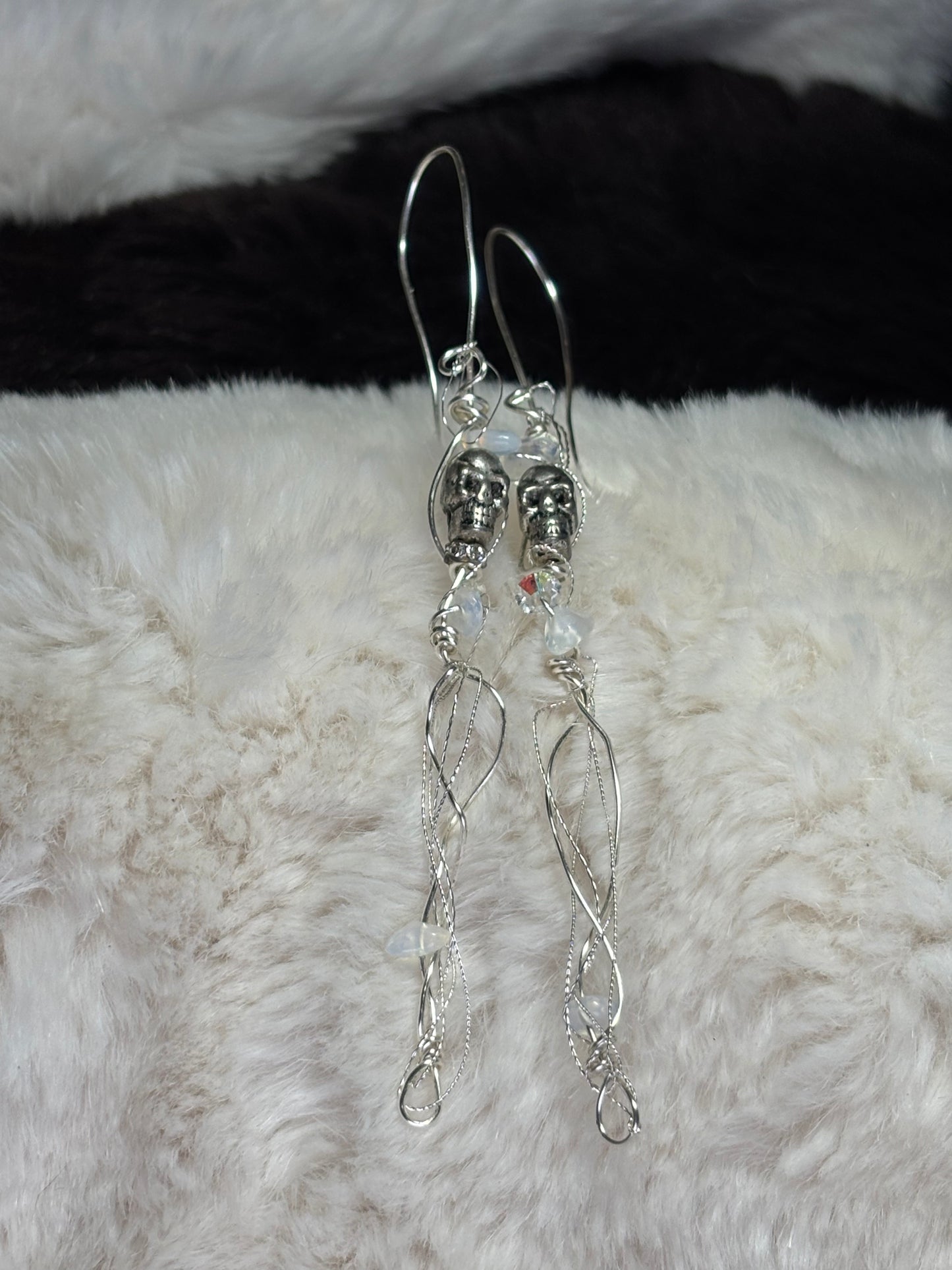 Pirate Love “The Storm, The Kiss, The Legend.”Moonstone Earrings : ‘Till death do we part’ series of The Johnny collection