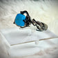 Silver, Blue Howlite Ring: ￼Captain Azure Wayfinder