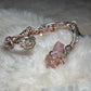 Pink crystal bracelet: heal my heart ￼