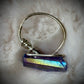 Celestial blade: Titanium Aura Quartz “ rainbow quartz”