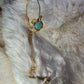 Breath of Peace — Golden Calm: Amazonite right Earcuff