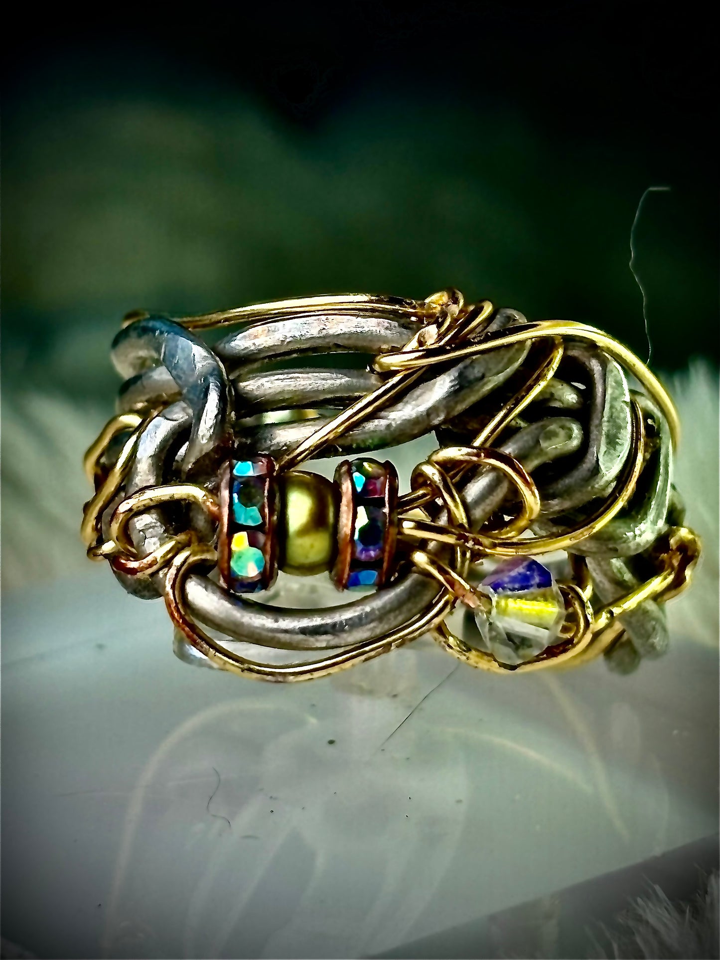 See pearl and silver ring: ￼ CALM, AND CHAOS ￼