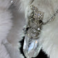 Crystal snake pendant: fearless strength