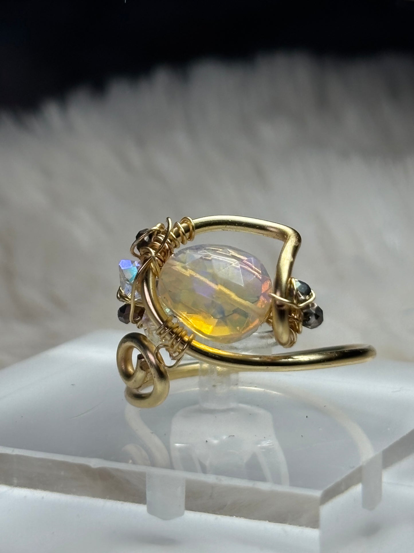 Opal ring: quiet wonder ￼