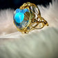 Trust my heart: crystal heart ring ￼