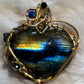Labradorite heart necklace:


Heart of the Hidden Aurora