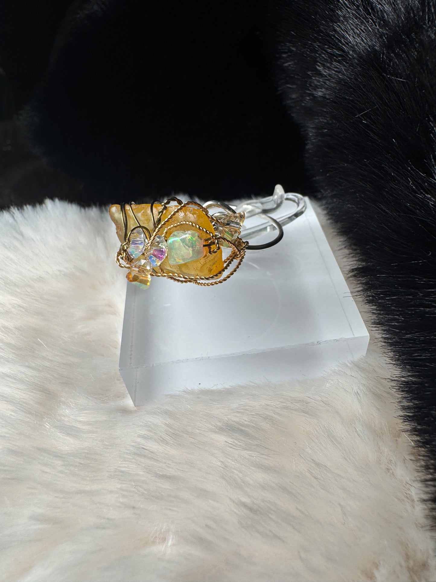 Aurelia Flame Bracelet and Ring Set