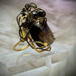 Smoky topaz ring: Gatsby‘s Daisy again ￼