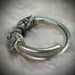 Black Onyx and Argentinian, silver ring: ￼ commanding strength