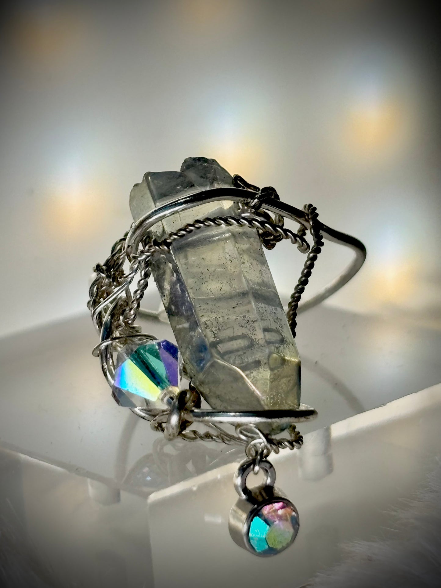 Silver Trinket: irradiated crystal ￼