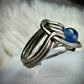 Blue Kyanite and Silver Ring:￼The Stabilizer
