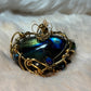 Labradorite heart necklace:


Heart of the Hidden Aurora