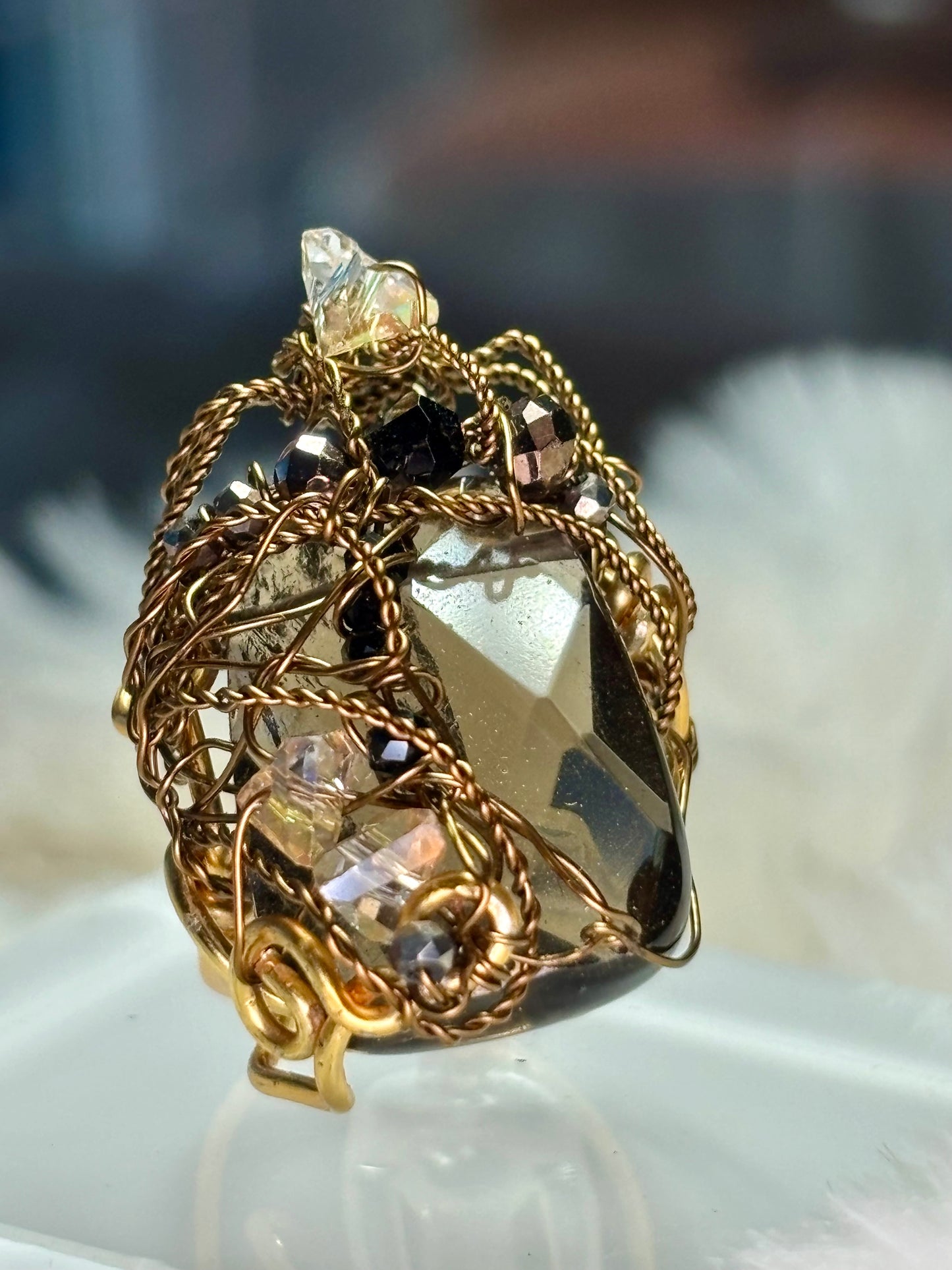 Topaz ring: ￼Gatsby’s Daisy ￼