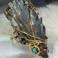 Kyanite ring: thrown of the night realm