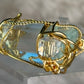 Aqua crystal ring: water royalty