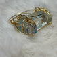 Aqua crystal ring: water royalty
