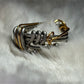 Silver and gold ring: circle of the unbroken promise