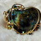 Labradorite heart ring: Knowing￼