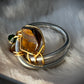 Tiger eye and silver ring: Stable Freedom￼