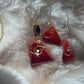 Fire drop: candy collection: pendant /earring /bracelet set
