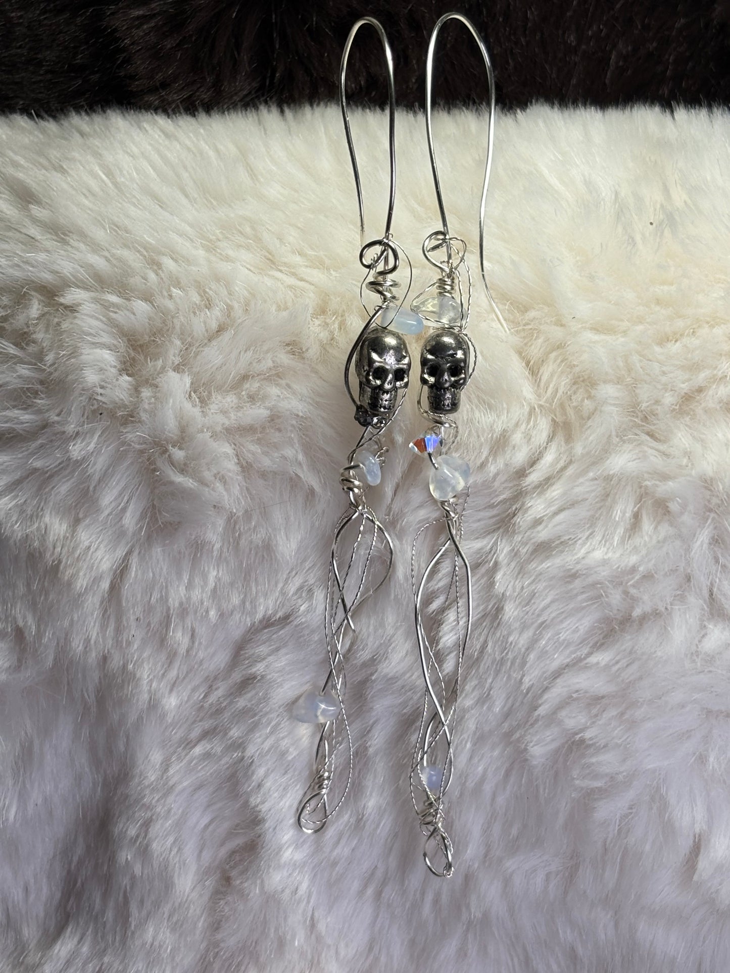 Pirate Love “The Storm, The Kiss, The Legend.”Moonstone Earrings : ‘Till death do we part’ series of The Johnny collection